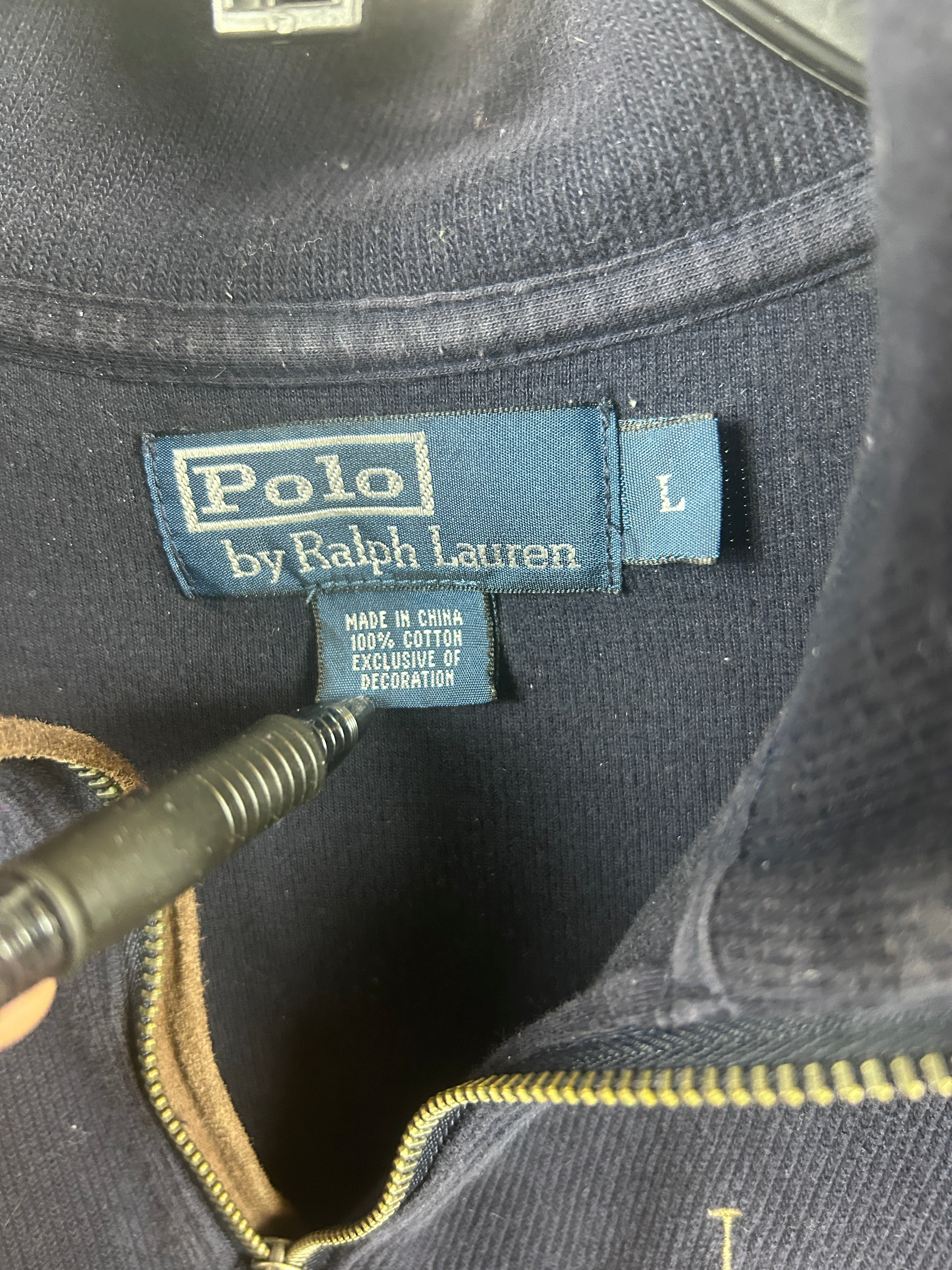 Ralph Lauren quarter zip - size large