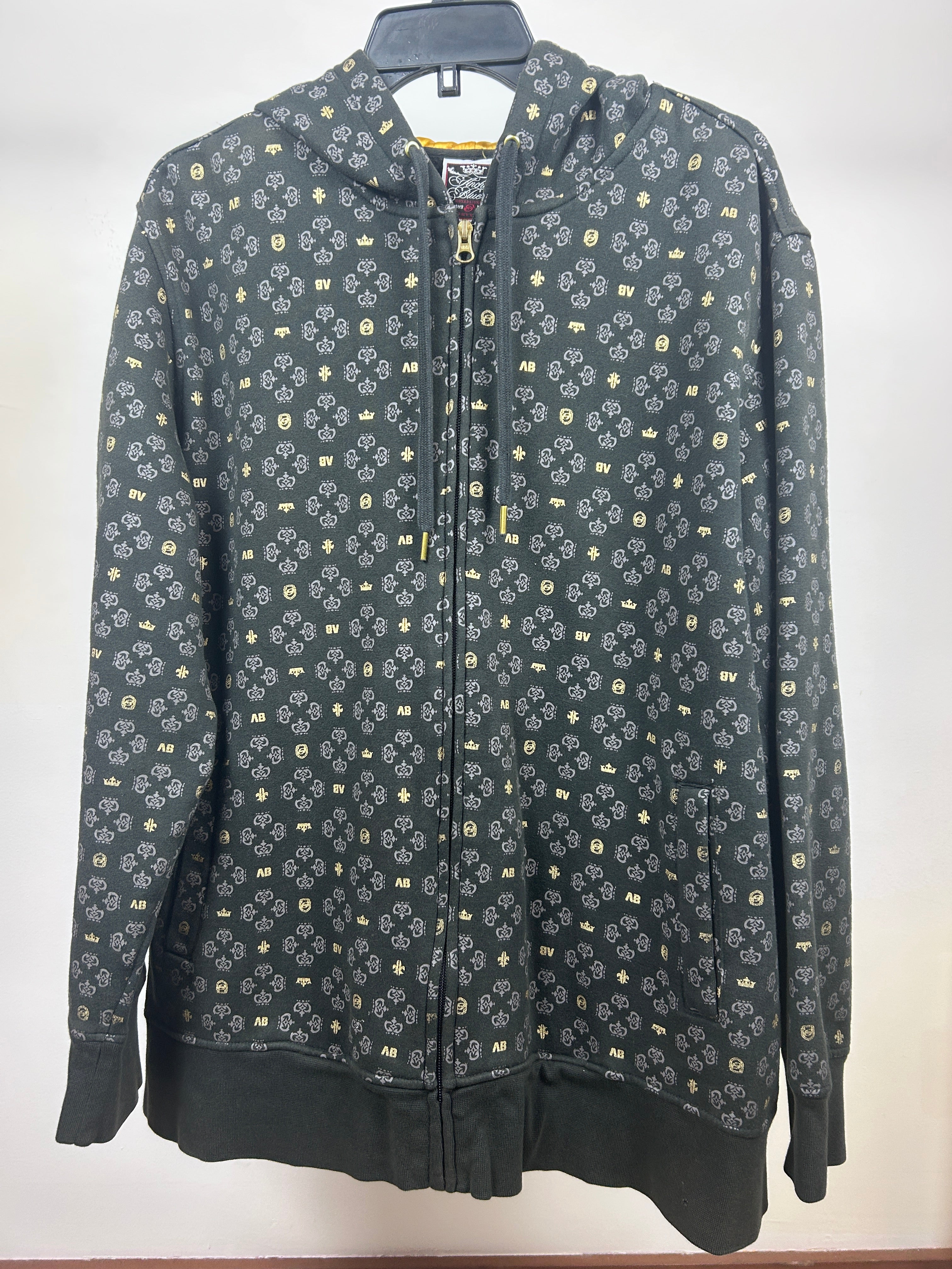 Anchor Blue grail hoodie - size large