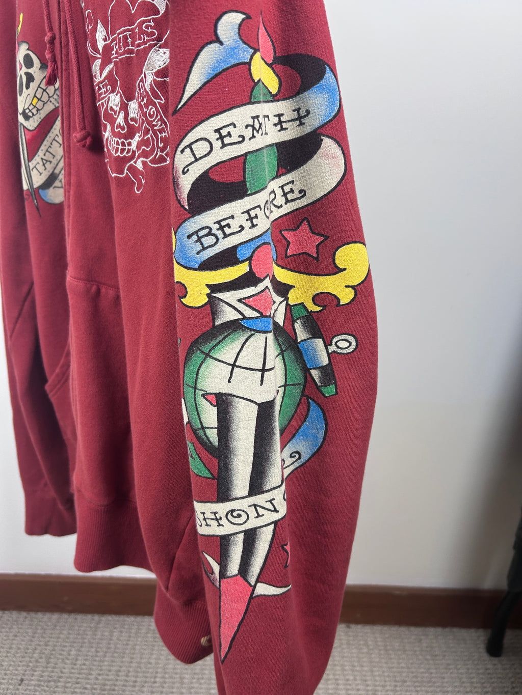 Ed hardy hoodie - size medium