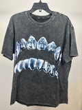 Teeth shirt -size medium grey