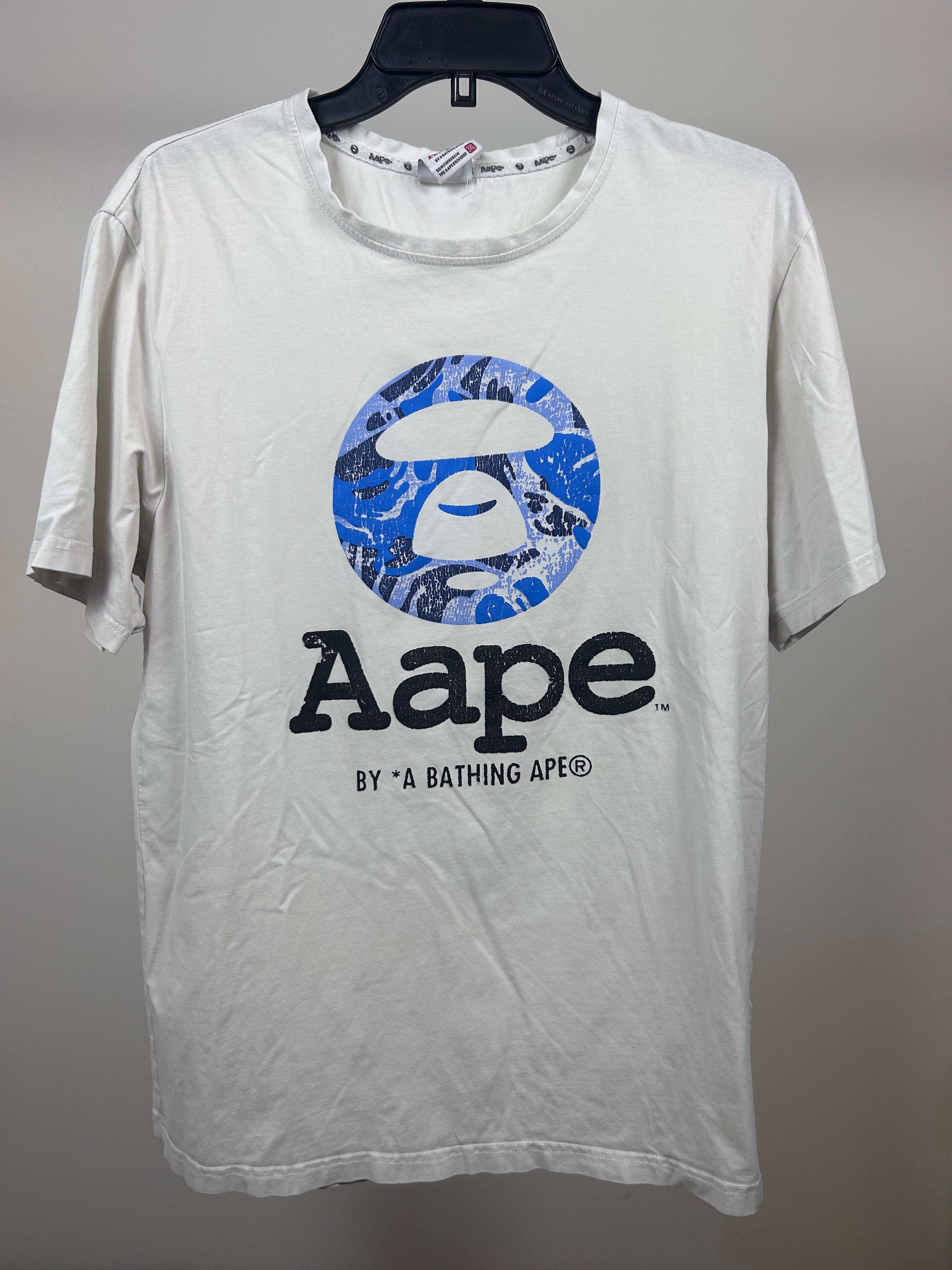 AAPE T-shirt size large white
