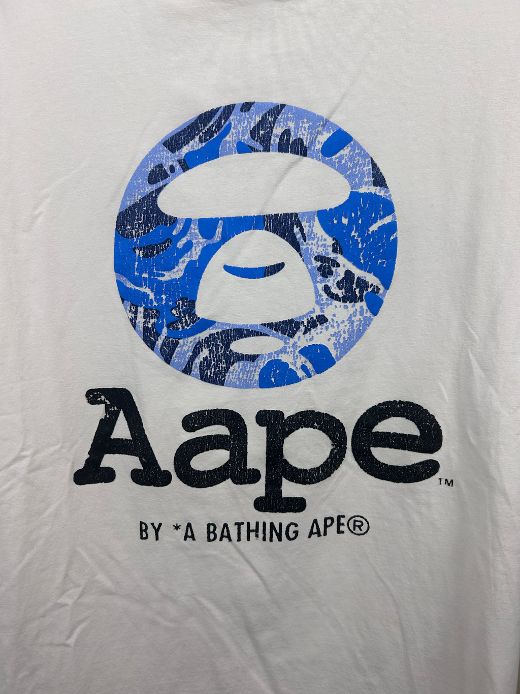 AAPE T-shirt size large white