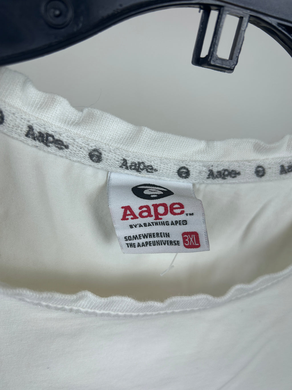 AAPE T-shirt size large white