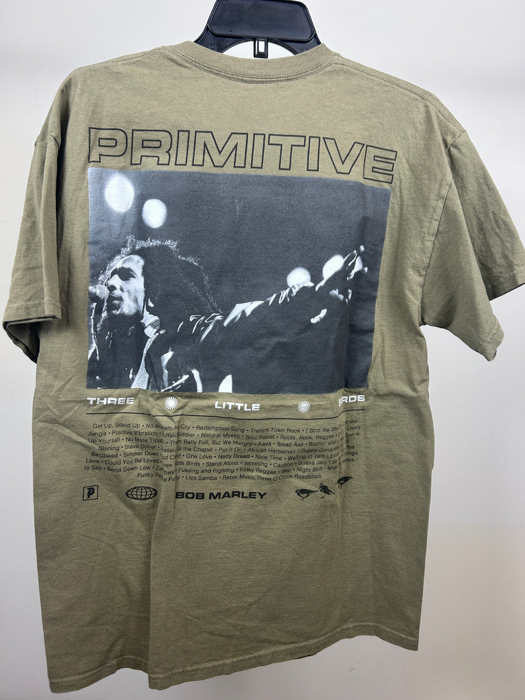 Bob Marley primitive tee size large