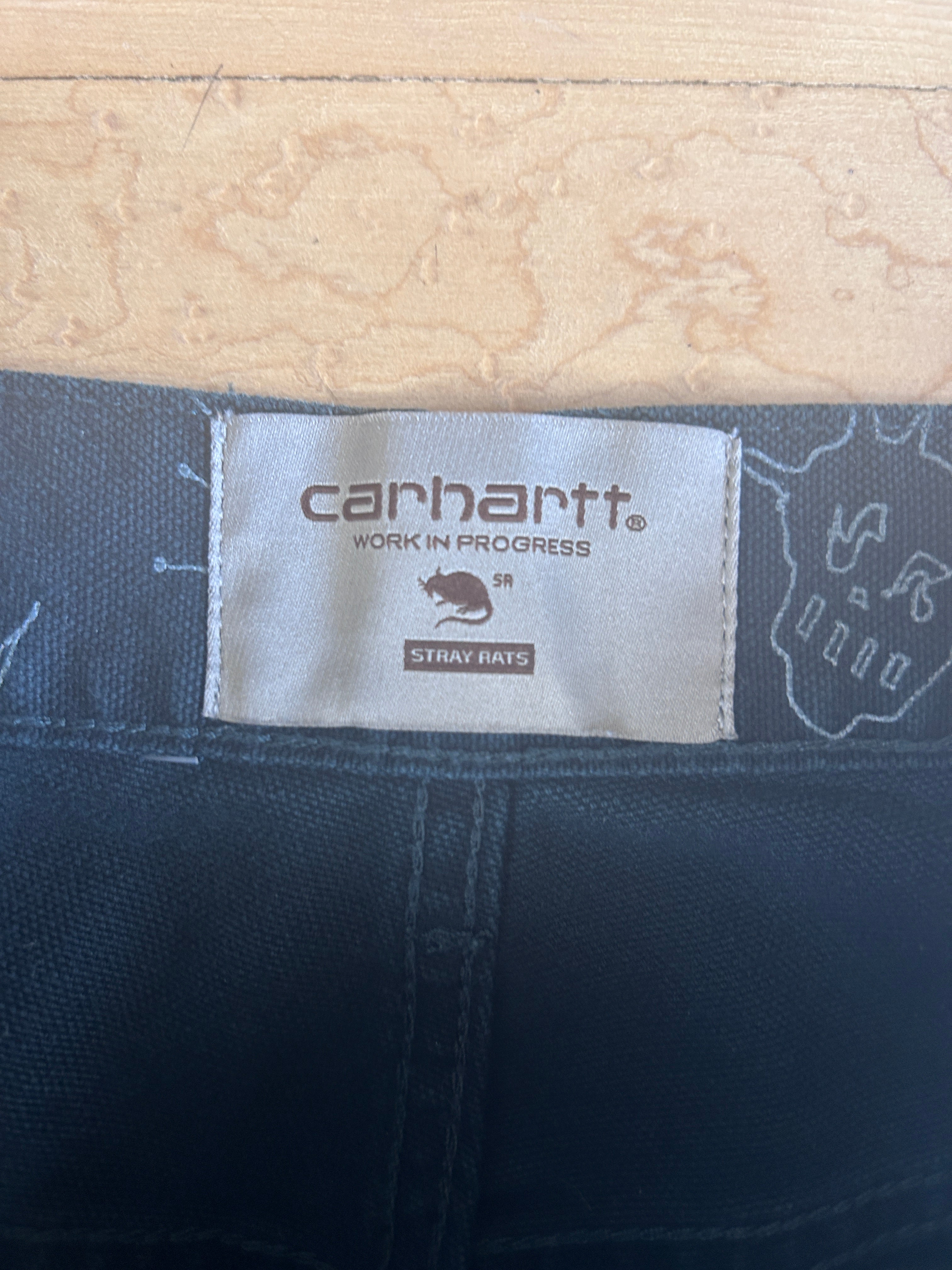 Carhartt stray rats collab jeans 30x32