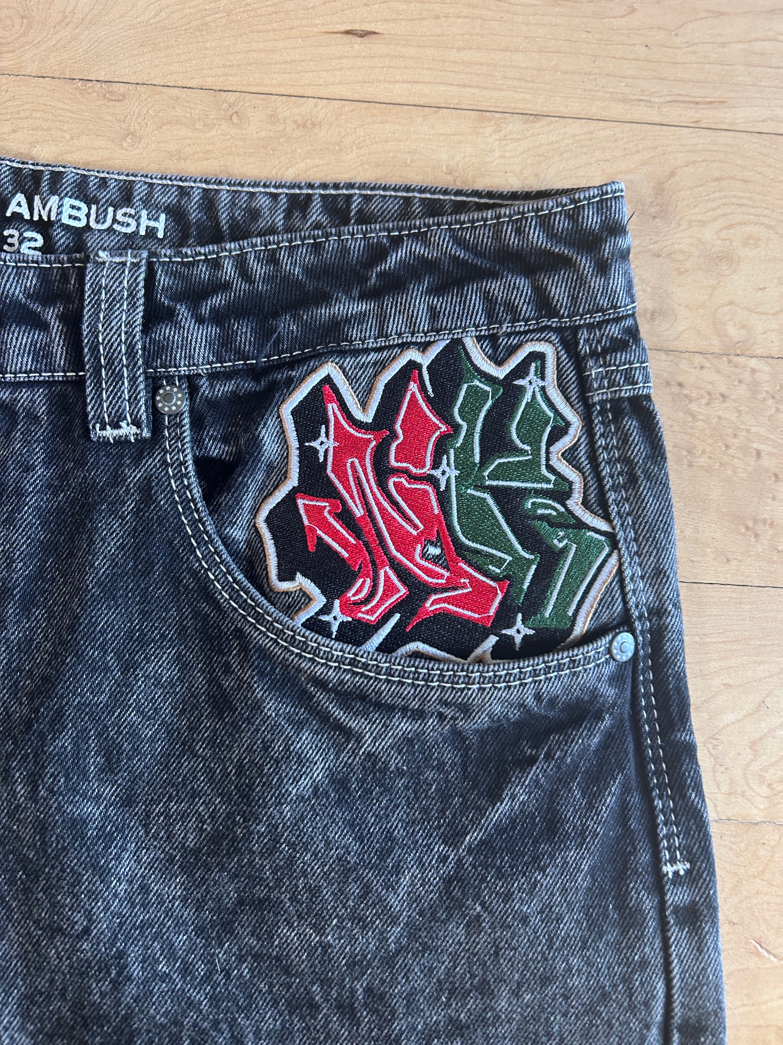 Black ninth hall jeans 32x32 black